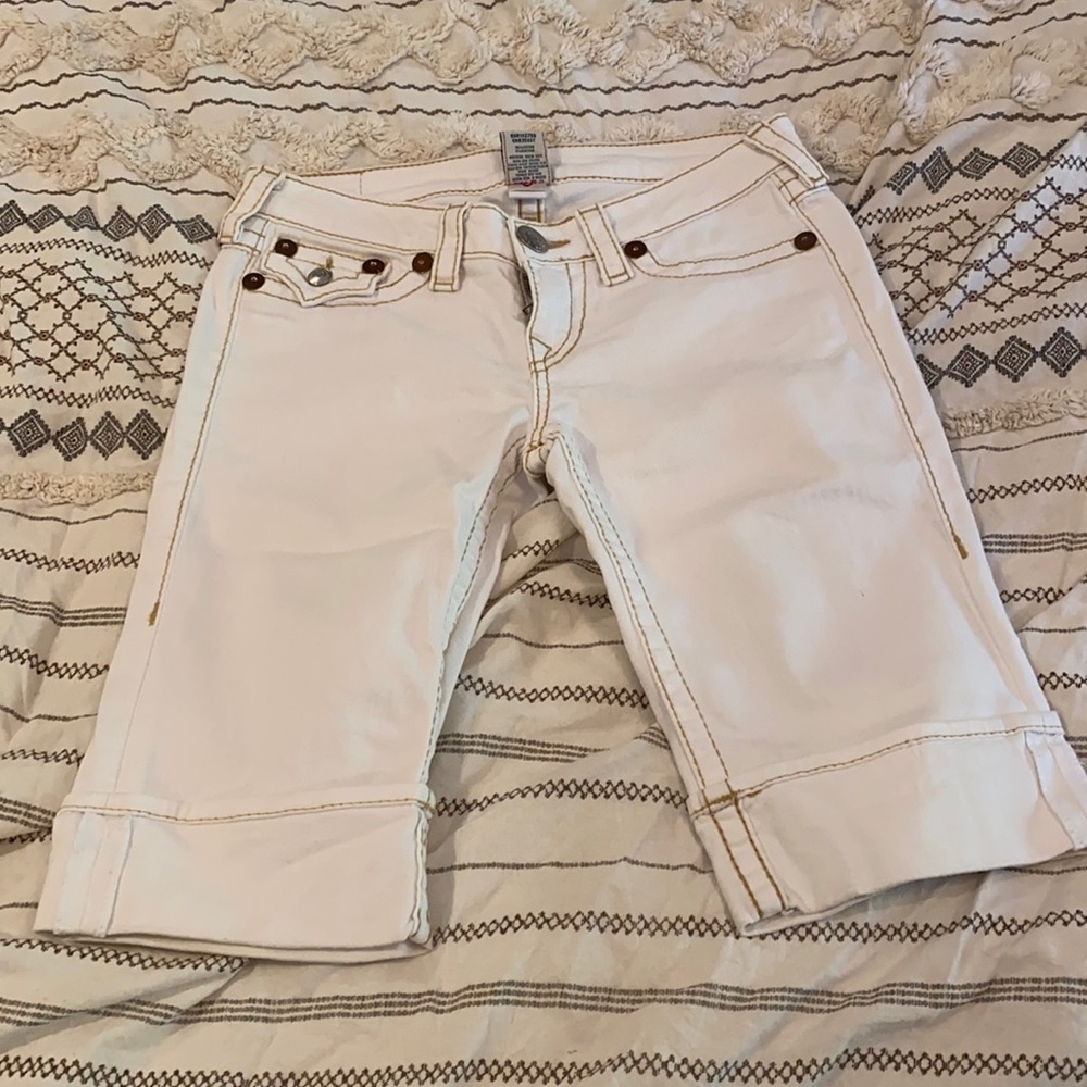 True Religion crop/capris sz 29. EUC